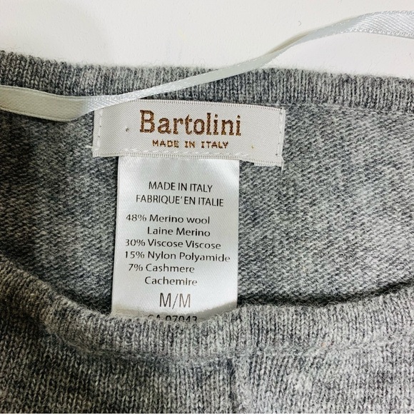 Bartolini M Italian made merino wool and cashmere blend sweater - Picture 3 of 5